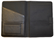 Black Bound Leather Journal Cover