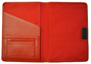 Red Bound Leather Journal Cover