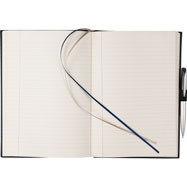 ruled leather journal  with ribbon markers