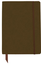 Large brown pocket notebook