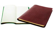 Reptile Leather Hardbound Journal Notebooks