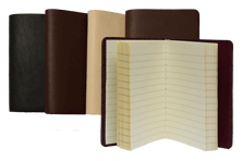 Top-Grain Leather Wrap Paper Bound Journal